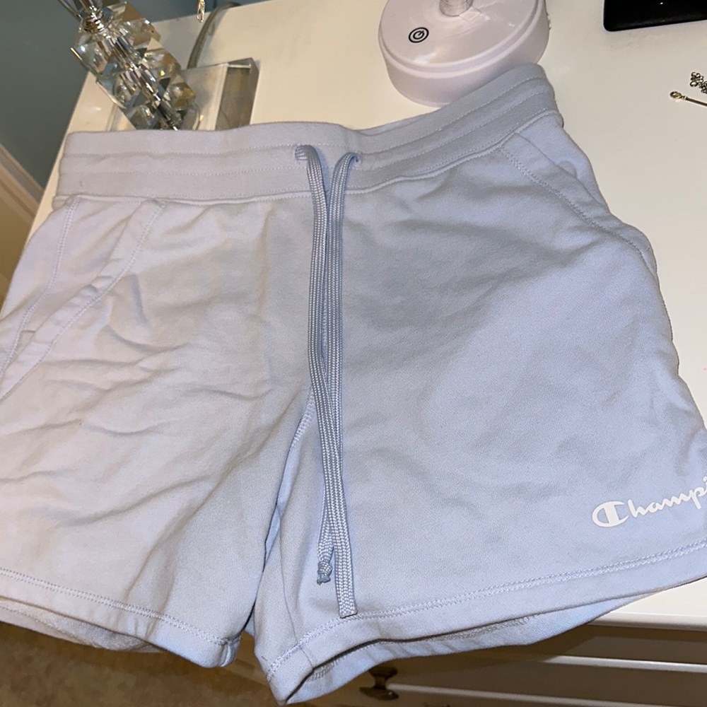 Champion light blue shorts. Size small never worn